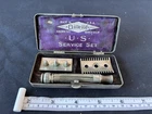 WW1 US Military Service Members Gillette Shaving Kit (As Is)