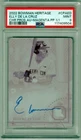 2022 BOWMAN HERITAGE CHROME ELLY DE LA CRUZ AUTO PLATE RC #1/1 PSA 9 NEVER SEEN