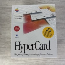 NEW Vintage Apple HyperCard Software Version 2.3 EVALUATION / Sample Copies NOS