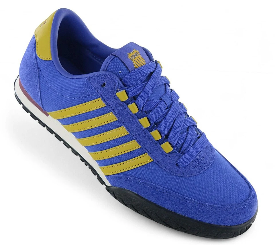 K-Swiss Vintage Trainer T - Hombre Sneakers Azul 09463-482 Retro Calzado - Imagen 2 de 4