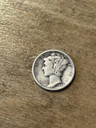 1929 Mercury Dime VG