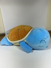 Jazwares Pokemon Sleeping Blue Squirtle Kids 18" Plush 2023 Hole at Tail 
