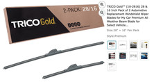 TRICO Gold 28 Inch Pack of 2 Automotive Replacement Windshield Wiper Blades