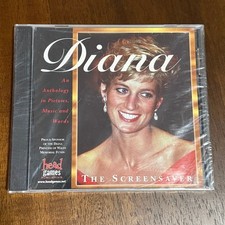 Rare Diana Memorial Screensaver PC CD-ROM 1997 HeadGames Sealed Vintage Tribute