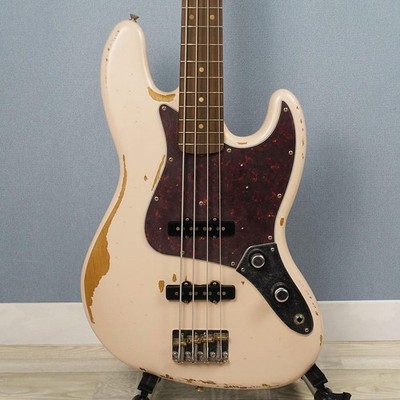 Fender Flea Jazz Bass Roadworn Shell Pink New Bass Guitar | eBay