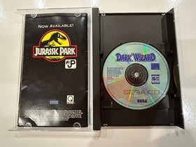 Dark Wizard (Sega CD, 1994) CIB Complete in New Case w Manual + Reg + Foam  VG!