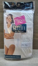 New Vintage 1999 Hanes Her Way Cotton Briefs 3 Pack 100 Cotton Size 8