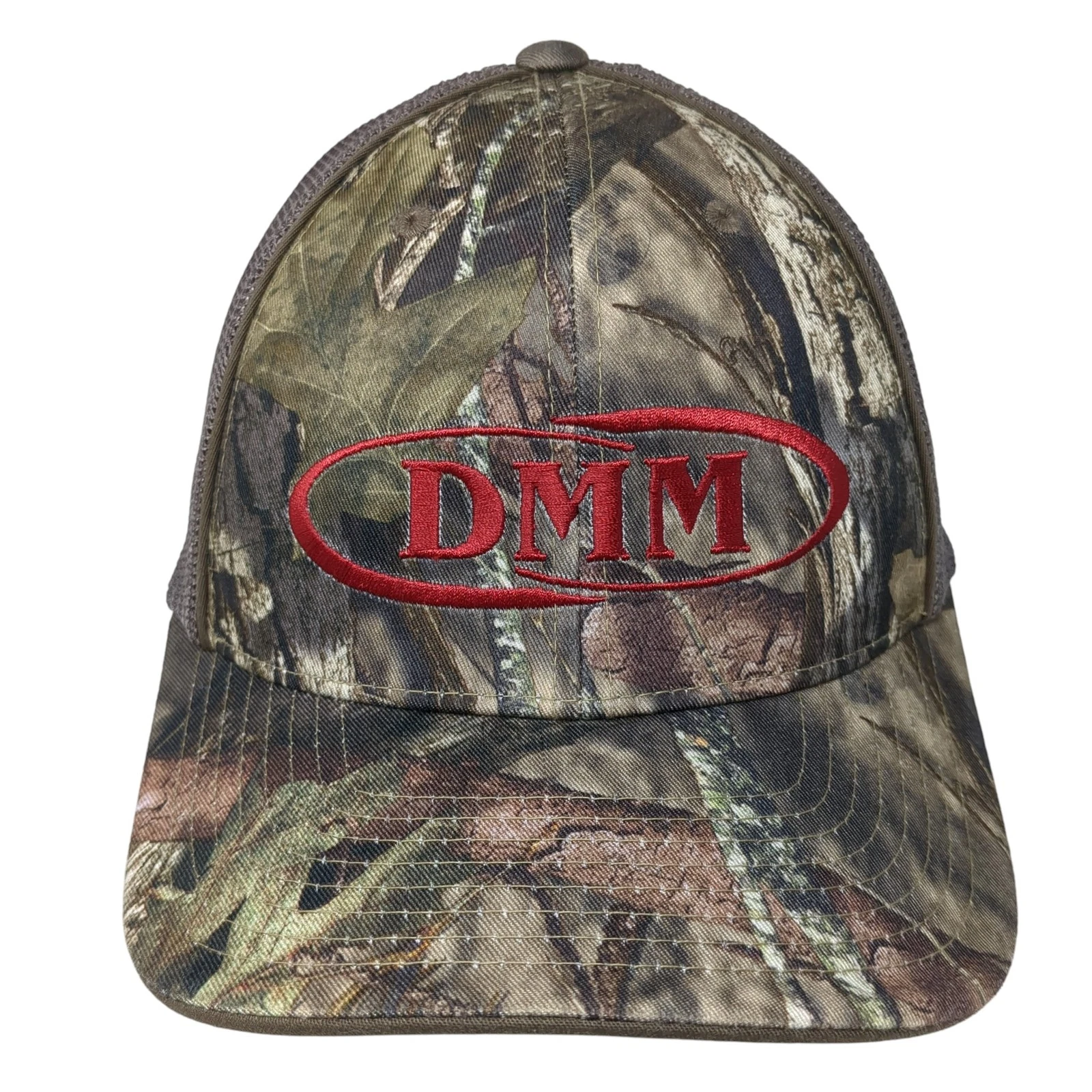 DMM Fitted Trucker Hat Multicolor Medium Embroidered Camo Hunting