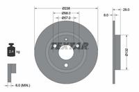 2X Bremsscheibe Vorderachse FüR CitroËN Peugeot Ax Saxo 106 I Ii