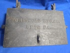 Griswold No 0  Square Cast Iron Waffle Maker ERIE Pennsylvania  No Base No Crack