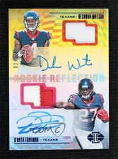 2017 Illusions Blue 2/15 Deshaun Watson D'Onta Foreman Dual Patch Auto 10fs