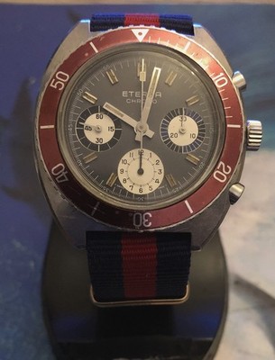 Vintage Orginal Eterna Chronograph Valjoux 72