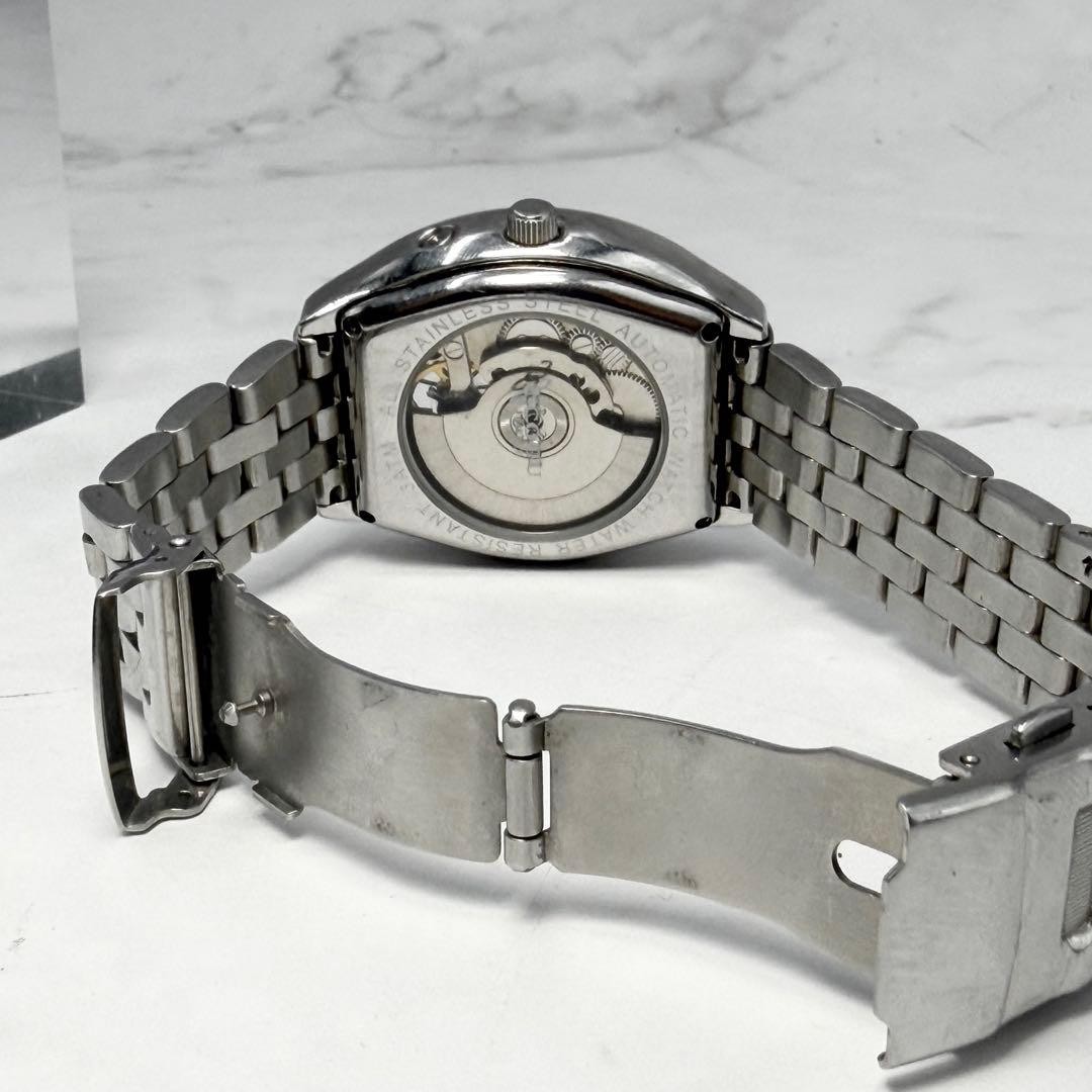 Working Cog Automatic Smoseco Skeleton Watch Blac… - image 8