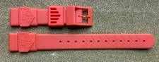 TAG Heuer Formula 1 Orange Rubber Watch Strap 18mm – For 90s F1 Midsize Watches.