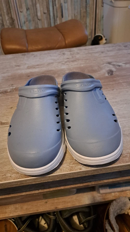 Duflex Chung Shi, Clogs mit Flexi-Riemchen+Fußbett, eisblau, Gr. 41 (L) - Bild 2 von 4