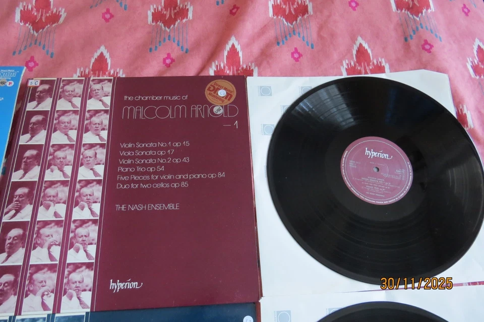 JOB LOT Malcolm Arnold Chamber Music VOL 1 2 3 Nash Ensemble Hyperion Vinyl LP - Image 2 of 4