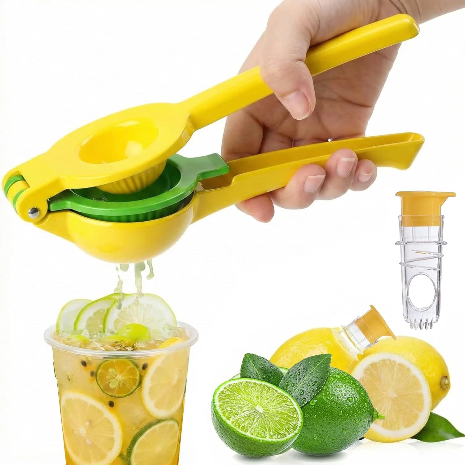Lemon and Lime Squeezer, Hand Juicer, Hand Tool Lemon Squeezer Screw, Lemon and