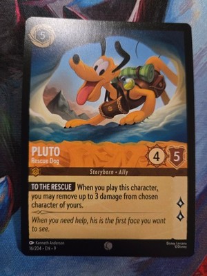 Pluto - Rescue Dog - 16/204 - Fabled - Common - NM
