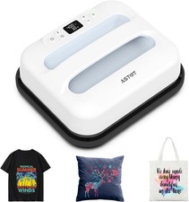 Heat Press Machine 12" x 10" Portable Heat Press for T-Shirts, Pillows, Tote Bag