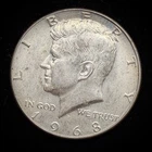 40% Silver - 1968 Kennedy Half Dollar  - 03-82