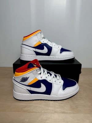 jordan 1 mid retro white laser orange