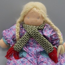 Hearthsong Plush Doll Plush Cottage Garden Waldorf Lily Sara McDonald 15" fabric