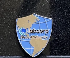 Labcorp Global Security Challenge Coin - 2 x 1.75”