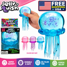 Jellyfish Jelly Squish Stress Toy Fidget Sensory Squeeze Squishy Toy US