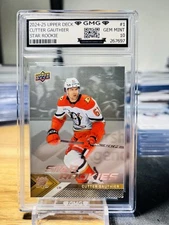 2024-25 Upper Deck Cutter Gauthier Star Rookie GMG Graded 10 Gem Mint 💎 RC