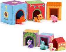 - Topanifarm Blocks - Build a Farm, Wooden Blocks  Animal Toys - Sorting  Stac