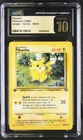 (PSA) CGC 10 PRISTINE Pikachu 1st Edition Jungle Pokemon Card #60 POP 33!