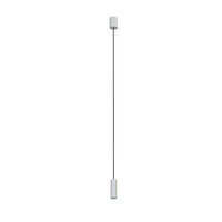 Pendelleuchte HäNgelampe Metall B: 4 Cm Verstellbar Hellgrau FüR R35 GU10
