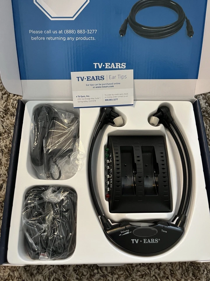 Auriculares inalámbricos digitales TV Ears sistema de escucha versión 5.0 Foto 4 de 4