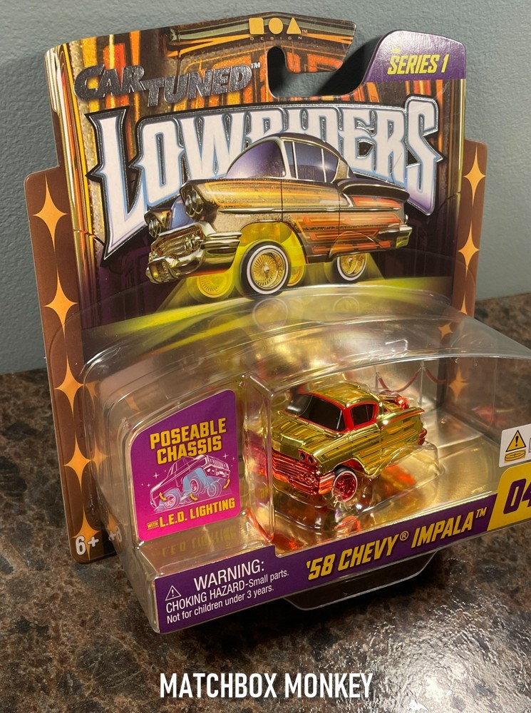 CarTuned Lowriders Show Glow Series 1 Double Dripped Gold Chase '58 ...