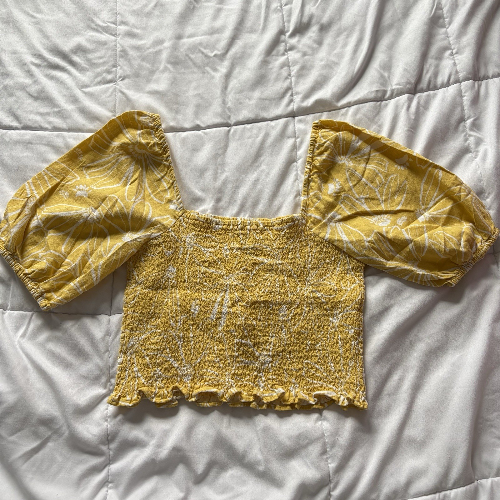 Universal Thread Womens Medium Yellow Square Neck… - image 8