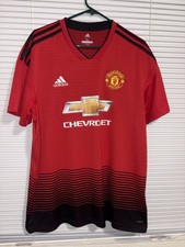 ADIDAS MANCHESTER UNITED 2018 2019 HOME SHIRT FOOTBALL SOCCER CG0040 MENS Sz XL