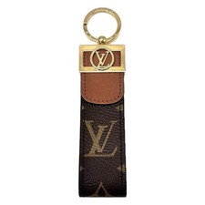 Louis Vuitton Porte Cle Dragonne Dauphine Keychain Monogram Used