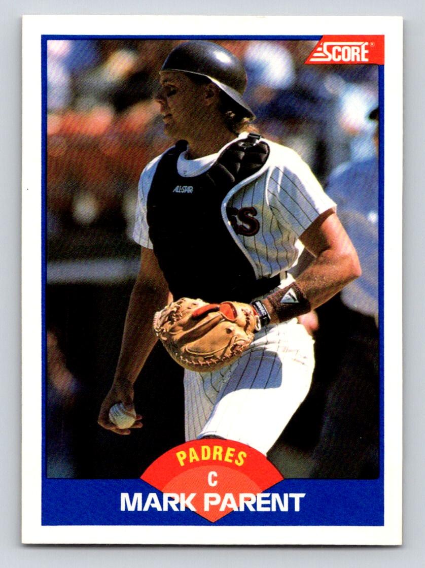 1989 Score #576 Mark Parent San Diego Padres Rookie