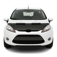 Haubenbra Steinschlagschutz Bonnet Bra FüR Ford Fiesta 6 2009-2012 Schwarz Halb