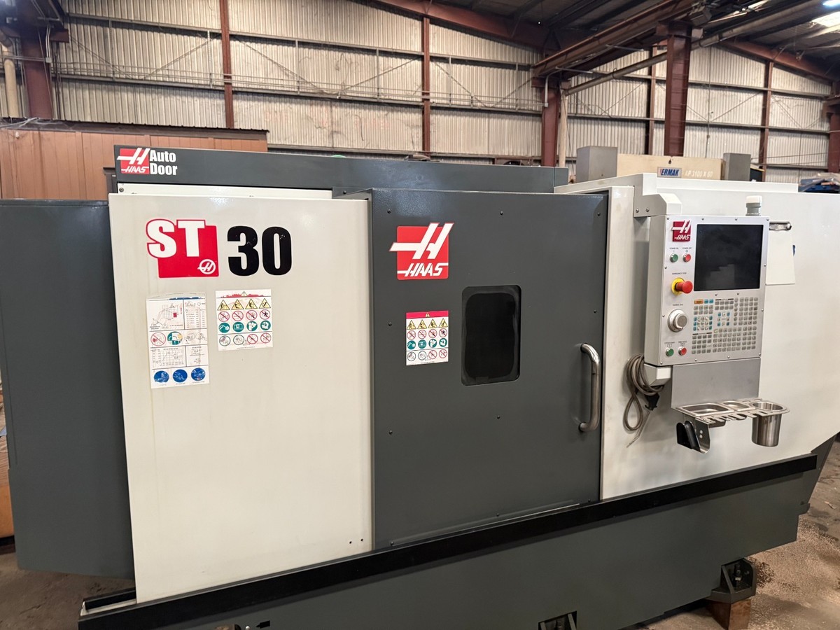 2020 HAAS ST-30 with Samchully STA-2 Dual Steady Rest and