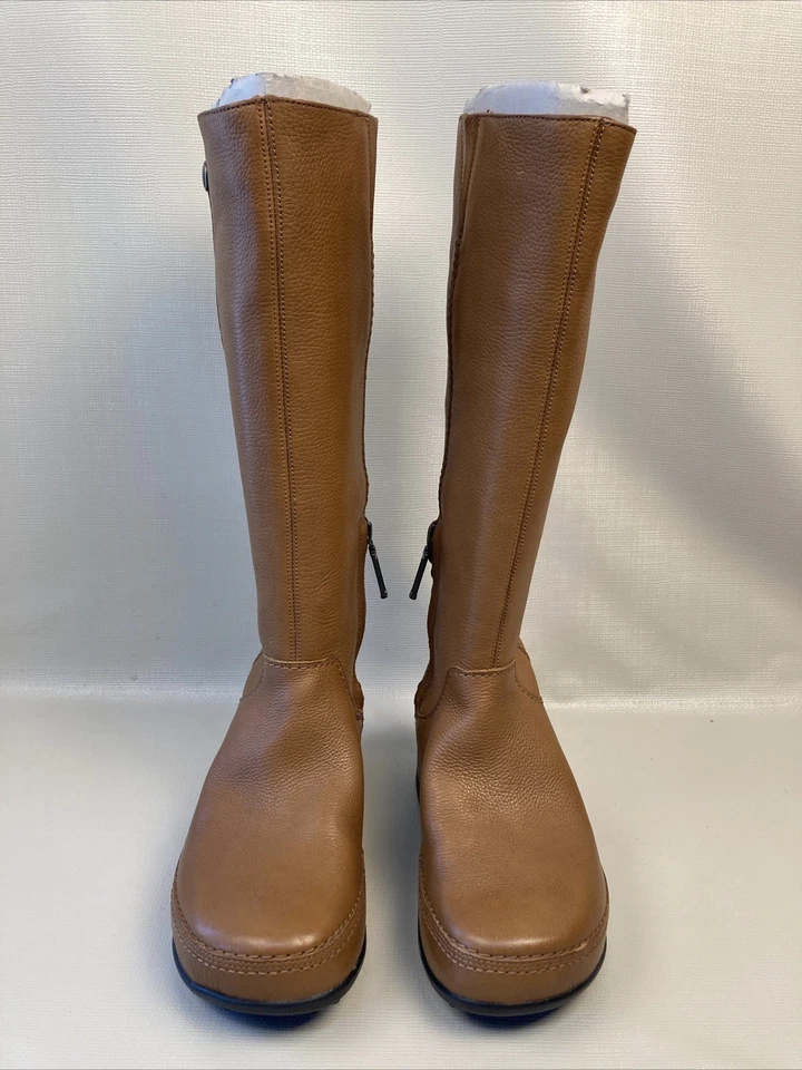 FITFLOP Original Mukluk Alto Superboot Botas de Cuero Bronceado Claro Mujeres EE. UU. 5 Nuevas Foto 2 de 4