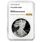 2018-S Proof $1 American Silver Eagle NGC PF69UC Brown Label