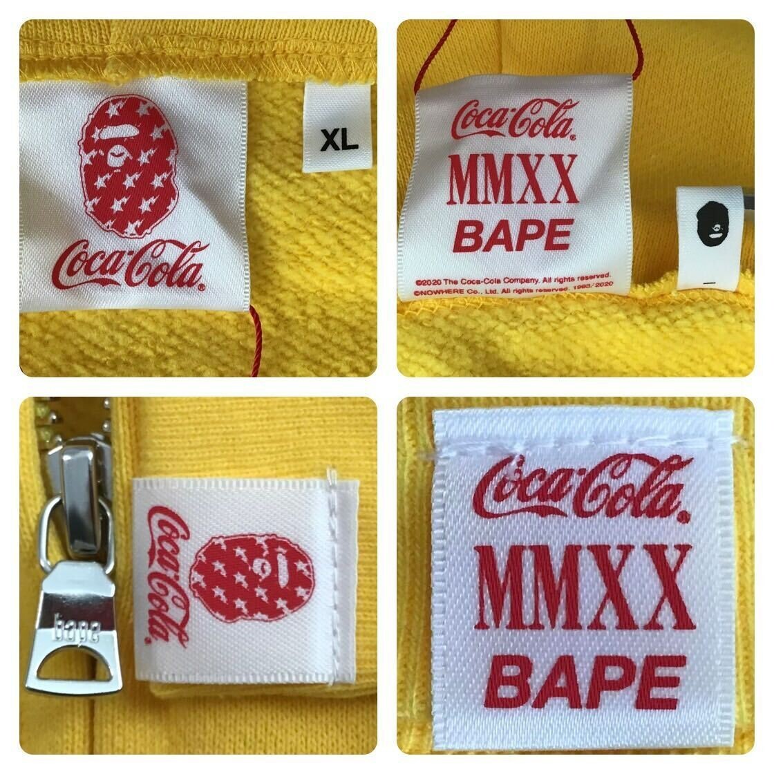 BAPE × COCA COLA Full Zip Hoodie a bathing ape BAPE sta