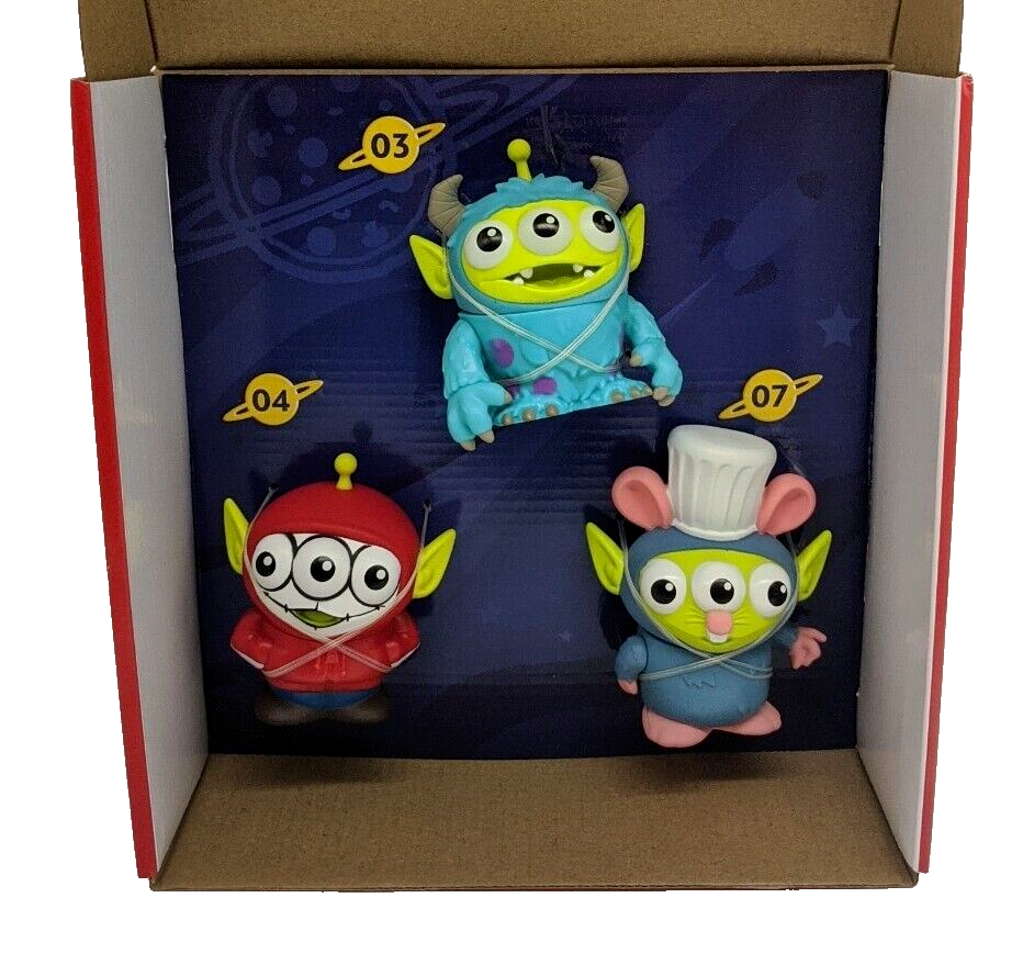 Disney Pixar Alien Toy Story Remix Miguel Sulley & Remy 3-Pack
