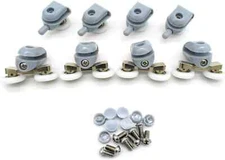 8 Pcs Top/Bottom Shower Door Rollers/Runners/Pulleys/Wheels Bathroom Replacem...