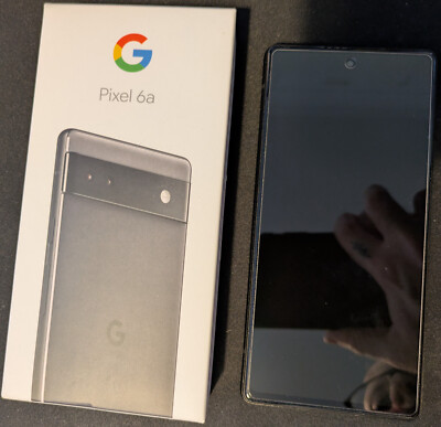 Google Pixel 6a - 128GB - Charcoal (Entsperrt) - Originalverpackt