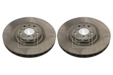 Par de discos de freno delanteros PARA FIAT 500 900 CHOICE1/2 13->20 351 352 Febi