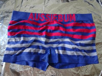 Underwear Aussiebum Trunk Seamless Bodystretch Royal Blue Pink White - Größe M