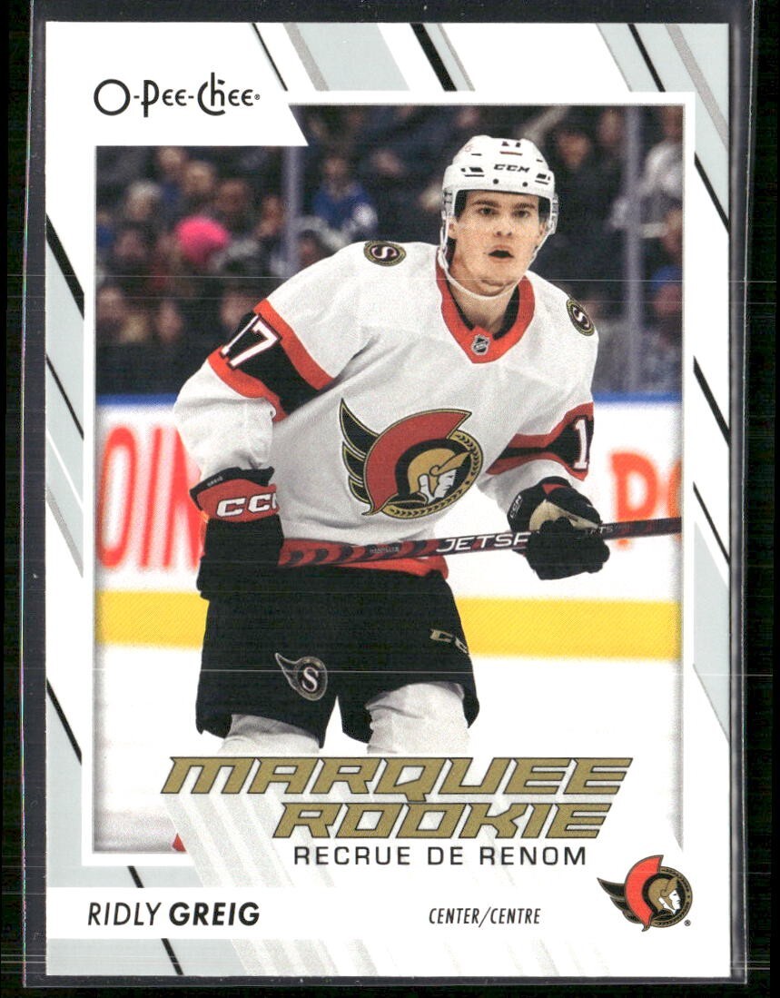 2023-24 O-Pee-Chee - Marquee Rookie #543 Ridly Greig (RC)