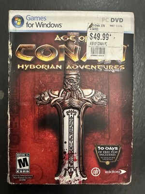 Age of Conan: Hyborian Adventures (PC DVD, 2008) Game XP-Vista SEALED